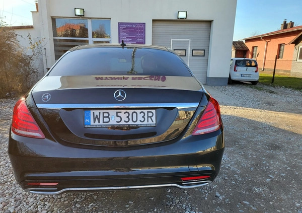 Mercedes-Benz Klasa S cena 183900 przebieg: 172000, rok produkcji 2017 z Leśna małe 92